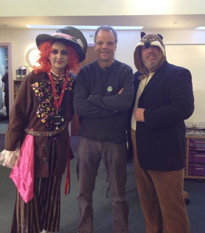 Nigel A. Bernard with Mad Hatter and Fantastic Mr Fox